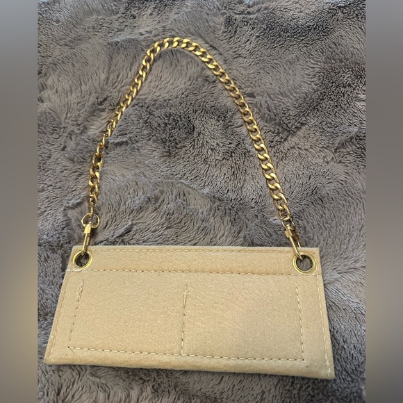 New Felt crossbody wallet or wallet on a chain  insert with 16” chain - Picture 2 of 9